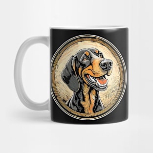 Black and tan coonhound Mug